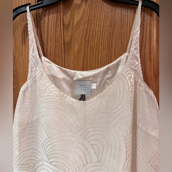 HD in Paris x Anthropologie Laleh Layered Lined Cami Tank in Ivory Size Small - Picture 6 of 16